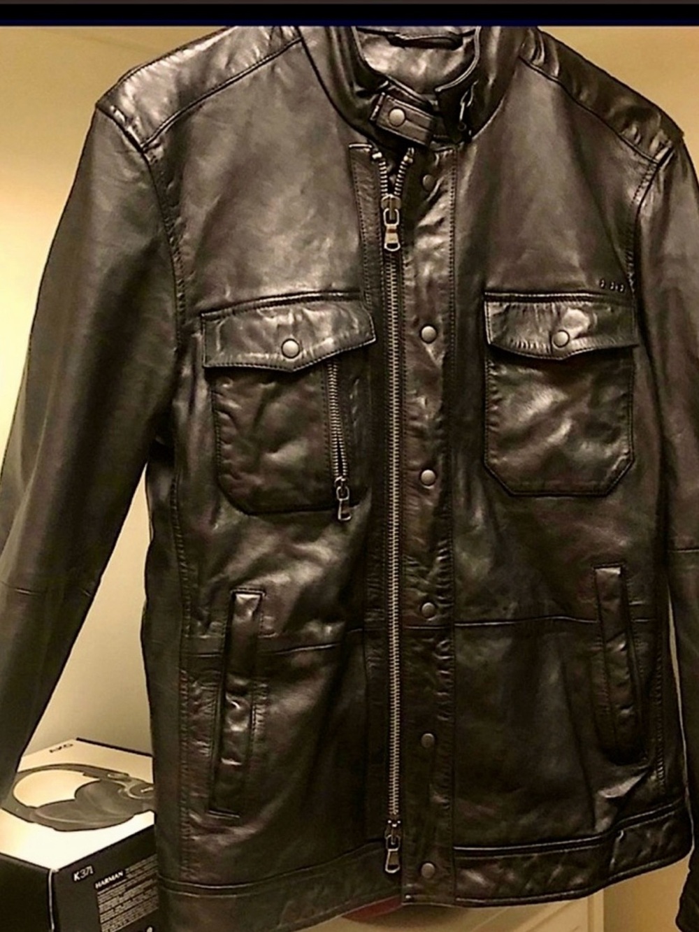 Authentic John Varvatos leather jacket